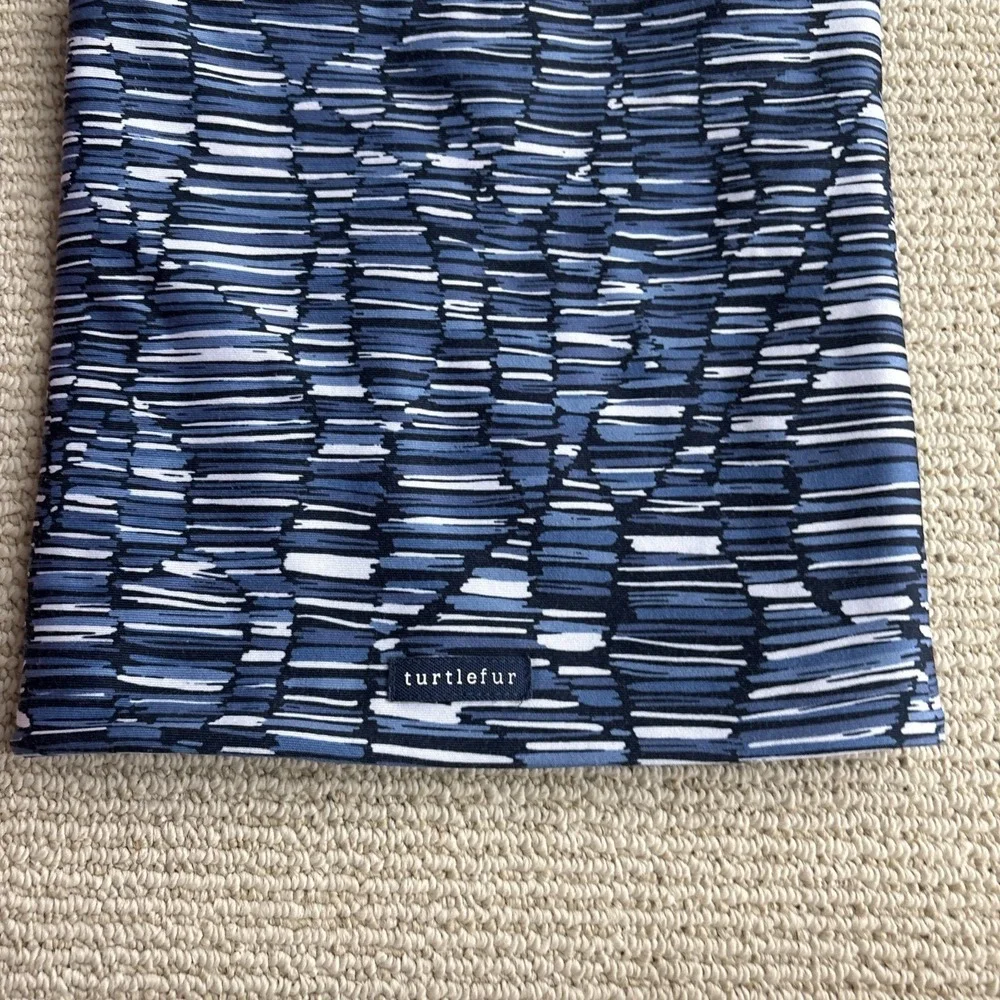 Turtle Fur Fleece Lined Neck Gaiter Blue One Size Winter